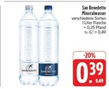 Mineralwasser im Angebot bei EDEKA in Gera Mineralwasser Angebote von San Benedetto bei EDEKA Gera für 0,39 €