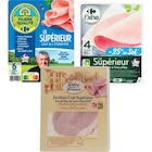 SUR TOUS LES JAMBONS CUITS SUPÉRIEURS (HORS BIO) - CARREFOUR dans le catalogue Carrefour
