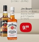 Jim Beam Peach oder Jim Beam Kentucky Straight Bourbon Whiskey Angebote von Jim Beam bei Akzenta Velbert für 9,99 €