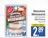 Münchner Weisswurst Angebote von GUT&GÜNSTIG bei EDEKA Ingolstadt für 2,89 €