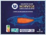 Saumon atlantique fumé norvège - U - U Express à Bordeaux Saumon atlantique fumé norvège - U en promo chez U Express Bordeaux à 7,72 €