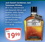 Aktuelles Gentleman Jack Tennessee Whiskey Angebot bei GLOBUS in Wolfenbüttel ab 19,99 €