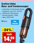 Akku Nass- und Trockensauger im Angebot bei Thomas Philipps in Neumünster Akku Nass- und Trockensauger Angebote von Grafner bei Thomas Philipps Neumünster für 14,99 €