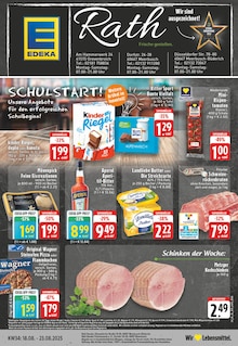 EDEKA Prospekt der Woche "Aktuelle Angebote" Seite 1, 18.08.2025 bis 23.08.2025 für Meerbusch Aktueller EDEKA Prospekt "Aktuelle Angebote" Seite 1 von 24 Seiten für Meerbusch