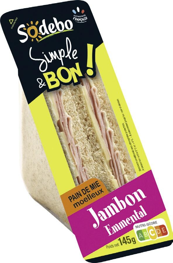 Sandwich Jambon Emmental Simple & Bon