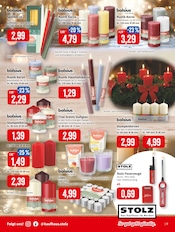 Aktueller Kaufhaus Stolz Prospekt mit Feuerzeug, "STOLZ. Das Kaufhaus im Norden.", Seite 9