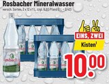 Mineralwasser bei E center im Prospekt "" für 10,00 €