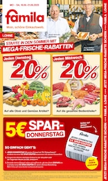 Aktueller famila Nordwest SupermĂ€rkte Prospekt fĂŒr Lohne (Oldenburg) 16.06.2025 - 21.06.2025 famila Nordwest Prospekt fĂŒr Lohne (Oldenburg) mit 2 Seiten