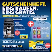 Aktueller EURONICS Prospekt mit PC, "GUTSCHEINHEFT. EINS KAUFEN. EINS GRATIS.", Seite 1