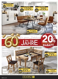 Stuhl Angebot im aktuellen BRAUN Möbel-Center Prospekt auf Seite 14