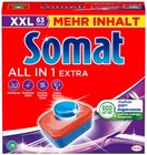 Excellence 4 in 1 caps oder All in 1 extra Tabs Angebote von Somat bei Penny Offenbach für 7,77 €