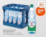 Mineralwasser von Franken Brunnen im aktuellen tegut Prospekt für 5,49 €