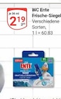 Frische-Siegel im Angebot bei GLOBUS in Hanau Frische-Siegel Angebote von WC Ente bei GLOBUS Hanau für 2,19 €
