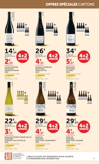 Promotion Vin Bordeaux Rouge dans le prospectus Super U, valable du 22/09/2026 au 04/10/2026 Promo Vin Bordeaux Rouge dans le catalogue Super U du moment à la page 5