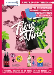 Prospectus E.Leclerc à Le Luc, "Foire aux Vins", 104 pages de promos valables du 01/10/2024 au 12/10/2024