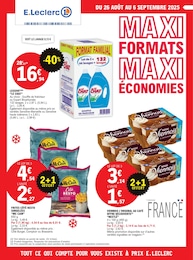 Catalogue E.Leclerc à Foix, avec 88 pages Prospectus E.Leclerc à Foix, "MAXI FORMATS MAXI ÉCONOMIES", 88 pages, 26/08/2025 - 06/09/2025