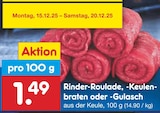 Netto Marken-Discount - Rinder-Roulade, -Keulenbraten oder -Gulasch Angebot im Prospekt Rinder-Roulade, -Keulenbraten oder -Gulasch bei Netto Marken-Discount im Prospekt "" für 1,49 €