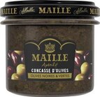 Apéritif tartinable concasse d’olives olives noires & vertes - MAILLE en promo chez Géant Casino Apéritif tartinable concasse d’olives olives noires & vertes - MAILLE dans le catalogue Géant Casino