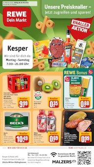 Aktueller REWE Prospekt "Dein Markt" Seite 1 von 34 Seiten für Witten