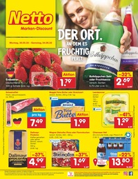 Netto Marken-Discount Prospekt für Weilheim i. OB mit 45 Seiten Netto Marken-Discount Prospekt für Weilheim i. OB: DER ORT, AN DEM ES FRUCHTIG PERLT., 45 Seiten, 30.05.2022 - 04.06.2022