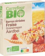 Barres céréales fraise à Carrefour dans Boulogne-Billancourt
