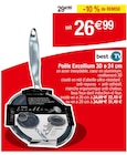 Poêle Excellium 3D Ø 24 cm - BEST OF TV en promo chez Carrefour Tourcoing à 26,99 €