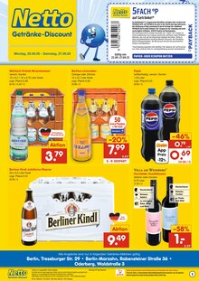Netto Marken-Discount Prospekt "DER ORT, AN DEM DU IMMER AUSGEZEICHNETE PREISE FINDEST." mit  Seiten (Oderberg)