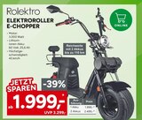 Elektro-Roller E-Chopper 1 Akku Angebote von Rolektro bei Marktkauf Ulm für 1.999,00 €