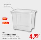 Box mit Deckel im Angebot bei Lidl in Jena Box mit Deckel Angebote von W5 bei Lidl Jena für 4,99 €