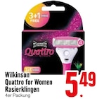 Quattro for Women Rasierklingen von Wilkinson im aktuellen EDEKA Prospekt für 5,49 €