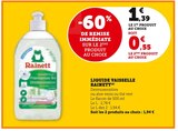 Liquide Vaisselle(A) - Rainett en promo chez Super U Livry-Gargan à 0,55 €