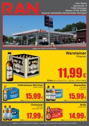 RAN Tankstellen Prospekt der aktuellen Woche mit 2 Seiten, gültig von 16.09.2026 bis 30.09.2026, in Ludwigsburg und Umgebung Aktueller RAN Tankstellen Prospekt in Ludwigsburg und Umgebung, "RAN" mit 2 Seiten, 16.09.2026 - 30.09.2026