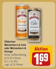 Weizenkorn & Cola oder Weizenkorn & Orange Angebote von Oldesloer bei REWE Bad Oldesloe für 1,69 €