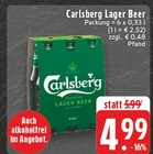 Lager Beer bei EDEKA im Prospekt "" für 4,99 €