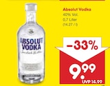 Vodka Angebote von Absolut bei Netto Marken-Discount Memmingen für 9,99 €