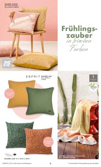 Kissen im Segmüller Prospekt "Heimtextilien Spezial" mit 16 Seiten (Frankfurt (Main))