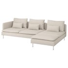 4er-Sofa mit Récamiere + offenes Ende/Gunnared beige mit Récamiere + offenes Ende/Gunnared beige Angebote von SÖDERHAMN bei IKEA Salzgitter für 699,00 €