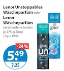 Unstoppables Wäscheparfüm Angebote von Lenor bei V-Markt Kempten für 5,49 €