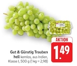 Trauben hell bei E center im Prospekt "" für 1,49 €