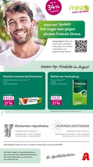 mea - meine apotheke Prospekt der KW 31 "Unsere August-Angebote" Aktueller mea - meine apotheke Prospekt "Unsere August-Angebote" Seite 1 von 4 Seiten
