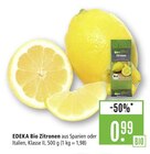Bio Zitronen Angebote von EDEKA bei Marktkauf Reutlingen für 0,99 €