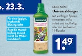 Universaldünger von Gardenline im aktuellen ALDI SÜD Prospekt für 1,49 €