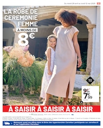 Prix et réduction Robe Femme dans le prospectus Carrefour en cours Offre Robe Femme dans le catalogue Carrefour du moment à la page 5