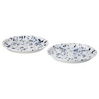 Teller gemustert/blau im Angebot bei IKEA in Lippstadt Teller gemustert/blau Angebote von SILVERSIDA bei IKEA Lippstadt für 7,99 €