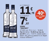 Vodka - ERISTOFF en promo chez E.Leclerc Saint-Germain-en-Laye à 7,07 €