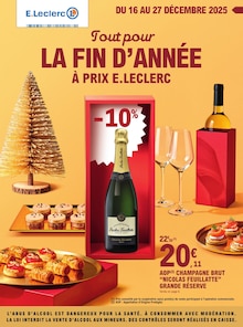Prospectus E.Leclerc à Parthenay, "Tout pour LA FIN D'ANNÉE À PRIX E.LECLERC", 56 pages de promos valables du 16/12/2025 au 27/12/2025