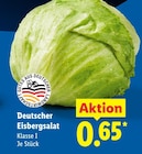 Deutscher Eisbergsalat bei Lidl im Altdorf Prospekt für 0,65 €
