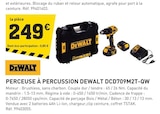 Promo Perceuse à percussion dcd709m2t-qw à 249,00 € dans le catalogue Tout Faire à Madonne-et-Lamerey