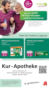 mea - meine apotheke Prospekt Unsere September-Angebote mit 4 Seiten