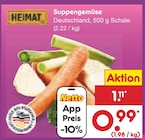Suppengemüse im Angebot bei Netto Marken-Discount in Bad Oeynhausen Suppengemüse Angebote von Heimat bei Netto Marken-Discount Bad Oeynhausen für 0,99 €